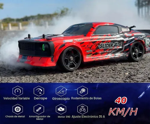 Vista 8 de WPLDEWAN Coche RC Drift con Gyro 1/14 Hobby RC Car Off Road Rápido