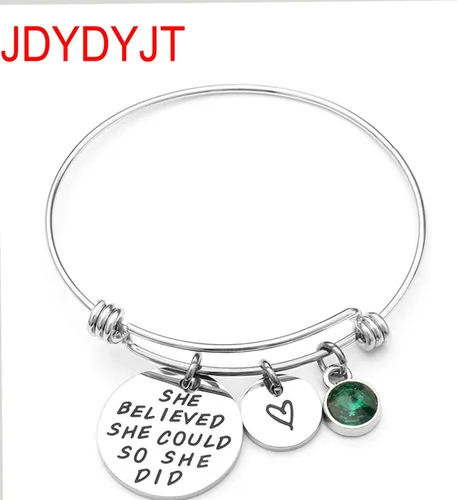 Vista 6 de Dijes de piedra natal de mayo para pulsera, collar, joyería, plata, bricolaje, cristal para mujer, 0.236 pulgadas
