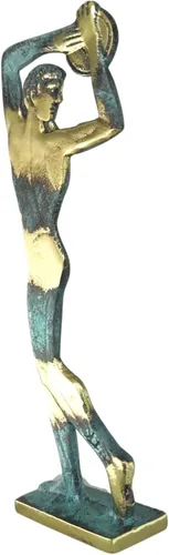 Vista 7 de Iconsgr Estatua del Museo de Bronce Griego Antiguo Réplica del Lanzador de Disco de Myron (391)