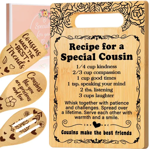 Vista 16 de Regalos para tía de sobrina sobrino, juego único de tabla de cortar, regalos de cumpleaños para tía mejor tía, ideas de regalo de Navidad, día