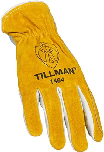 Vista 2 de Tillman 1464 Top Grain - Guantes de cuero vacuno/Split Drivers, talla S