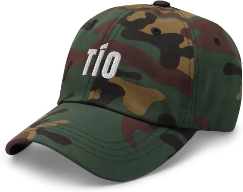 Vista 3 de TIO Hat Uncle in Spanish México Puerto Rico, España, tío papá, gorra bordada, gorra de béisbol con correa ajustable