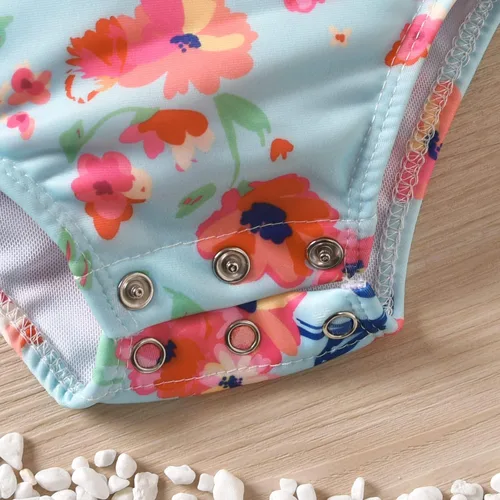 Vista 5 de Aalizzwell Bañador de manga larga de una pieza para bebé niña