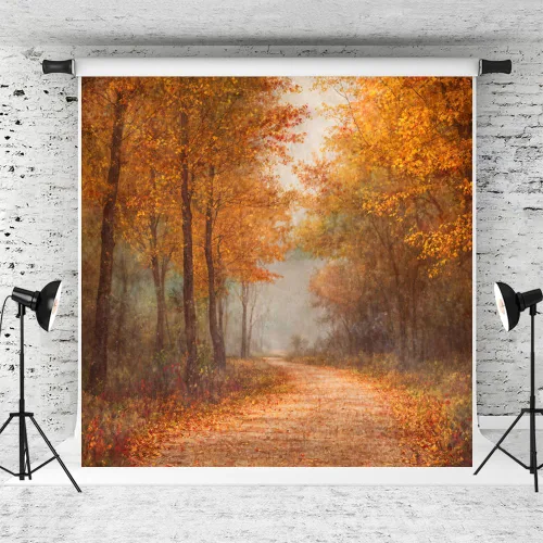 Vista 9 de Kate Fondo de fotografía para el día de Acción de Gracias, otoño, calabaza, decoración del hogar, fondo para niños, fiesta, estudio (7 x 5 pies)