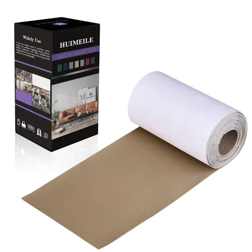 Vista 39 de Cinta de parche de reparación de cuero de 4 x 60 pulgadas, cinta autoadhesiva fuerte para muebles, sofás, sillones, asientos de automóvil, armarios