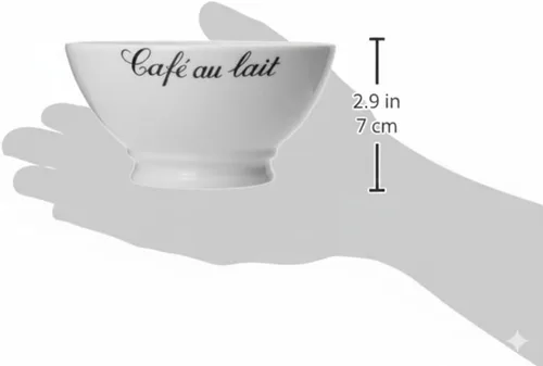 Vista 2 de Pillivuyt Cafe Au Lait - Tazón para café, 1.15 libras