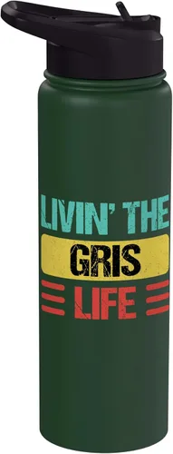 Vista 10 de Gris Name Stainless Steel Insulated Water Bottle Black