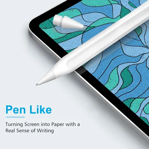 Vista 7 de Digiroot Punta de repuesto mejorada para Apple Pencil Pro/1ª/2ª generación/USB-C y lápiz Logitech, 0.028 in, sin desgaste, punta fina, control 2