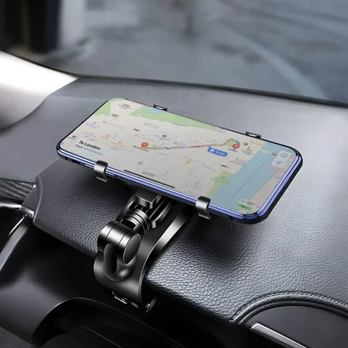 Vista 6 de zipelo Soporte para Teléfono de Coche, Soporte de Teléfono Celular de ABS para Auto, Soporte de Teléfono Celular de Salpicadero de 1400 Grados