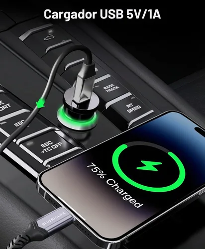 Vista 5 de Kinivo BTC450 juego de entrada auxiliar Bluetooth, manos libres, para autos (3,5 mm) - Admite AptX