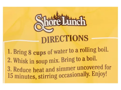 Vista 7 de Shore Lunch Mezcla de sopa de papa cheddar 12 oz (paquete de 6)