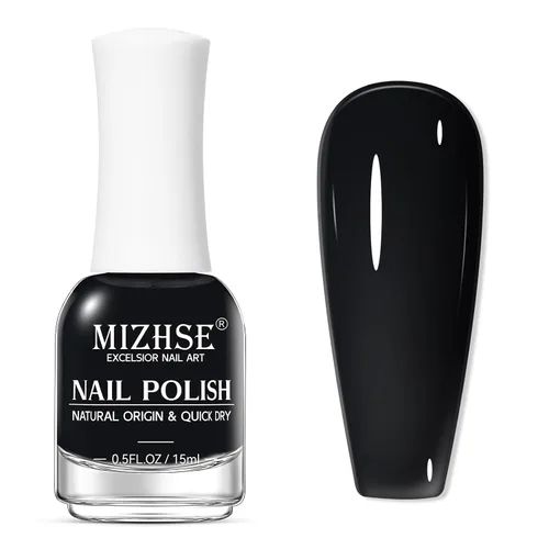 Vista 21 de MIZHSE Esmalte de uñas de secado rápido, esmalte de uñas blanco lechoso de secado al aire rápido, 15 ml de esmalte de uñas a base de agua regular