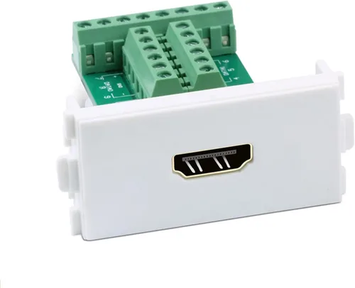 Vista 10 de Conector rápido macho sin soldadura HDMI, terminal de puerto, placa de conector de ruptura sin soldadura con accesorios de estuche Reparación