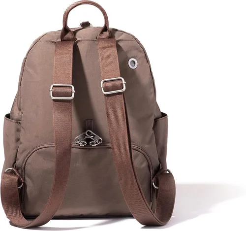 Vista 3 de Baggallini Securtex - Mochila antirrobo para vacaciones, Portobello