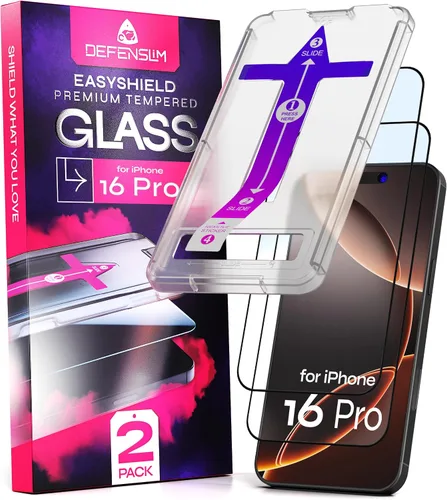 Vista 23 de Defenslim Protector de pantalla para iPhone XS Max (paquete de 2), kit de instalación de fácil alineación automática, vidrio templado de 6.5
