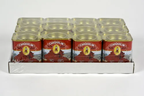 Vista 3 de Chiquilin Pimentón Caliente Español 2.64 oz (75g) Caja de 12 Unidades - Venta al por mayor