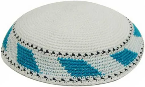 Vista 10 de Zion Judaica - Paquetes de Kipá de punto de calidad a granel, Kipppot o Kippas individuales, clips Kipa gratis incluidos