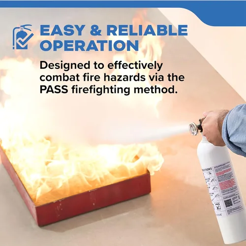 Vista 7 de Kidde Extintor de Incendios para Barcos, de Un Solo Uso 10BC Coast Guard Approved Marine Extinguisher for Small Flammable Liquids/Gases and
