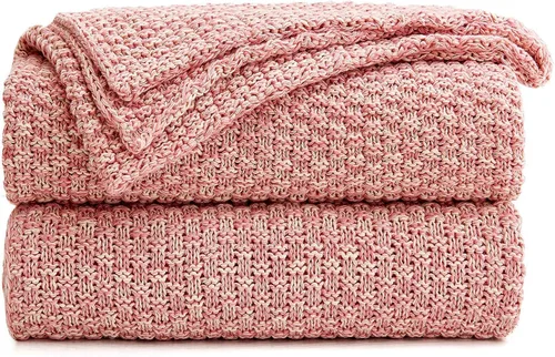 Vista 23 de Longhui bedding - Manta de punto negra para sofá, suave, acogedora, lavable a máquina, 100% algodón, manta de sofá, pesada, de 2.5 libras, bolsa
