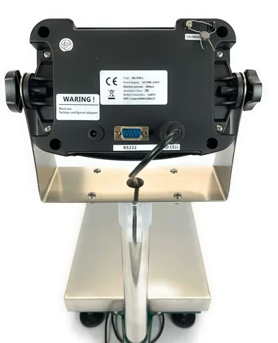 Vista 4 de 1,000 lb Digital Floor 24" x 24" Báscula de banco Plataforma electrónica Envío 1,102.3 lbs