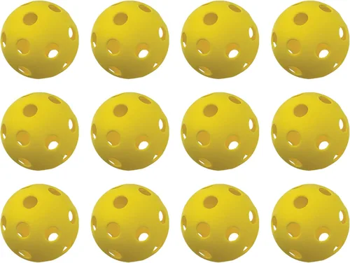 Vista 11 de Champion Sports 12" Hollow Plastic Softball Set - Practice Softballs - Regulation Size Balls - Fun for All Ages