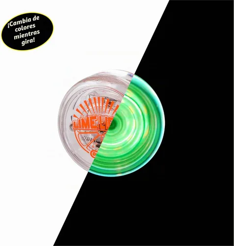 Vista 3 de Duncan Toys Limelight - Yoyó con luz LED, nivel principiante con luces LED, transparente y azul