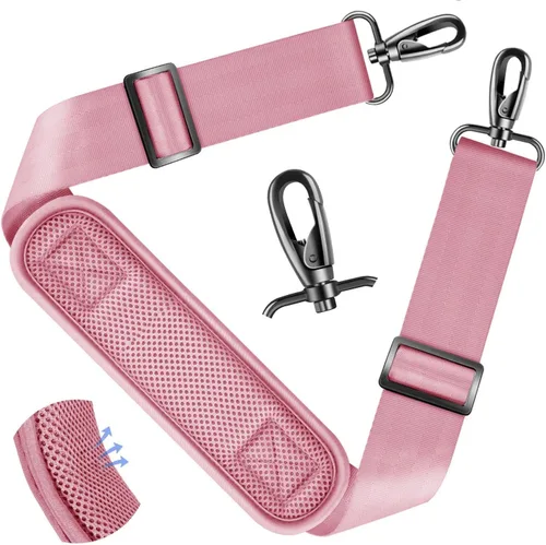 Vista 109 de ZINZ Correa de hombro universal de 59 pulgadas con almohadilla transpirable fija ultra gruesa, correa de hombro ajustable y resistente para bolsa