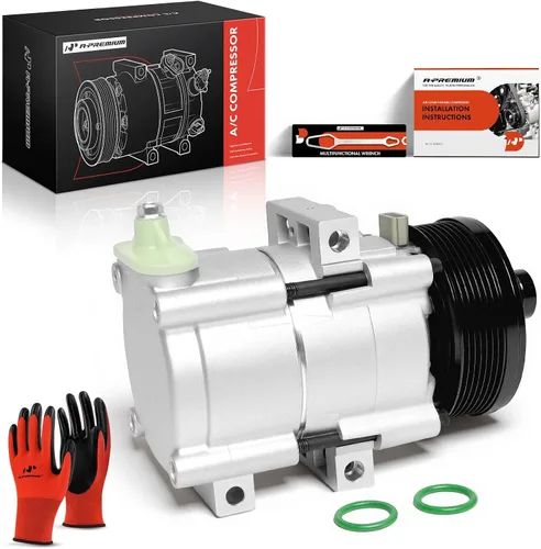 Vista 10 de A-Premium Compresor de aire acondicionado con embrague compatible con Ford Crown Victoria 1992 y Lincoln Town Car 1991-1993 y Mercury Grand Marquis