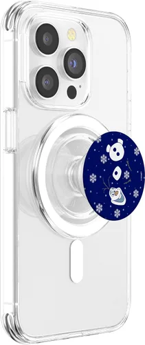 Vista 3 de Disney Frozen Olaf Retrato separado PopSockets MagSafe PopGrip para iPhone