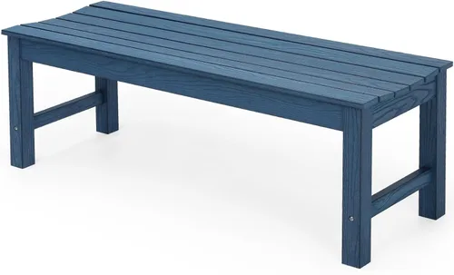 Vista 19 de Stoog Banco de Exterior para 2 Personas para Todo Clima, Capacidad de 800 libras Banco de Jardín de Plástico HIPS para Patio, Patio Trasero, Porche