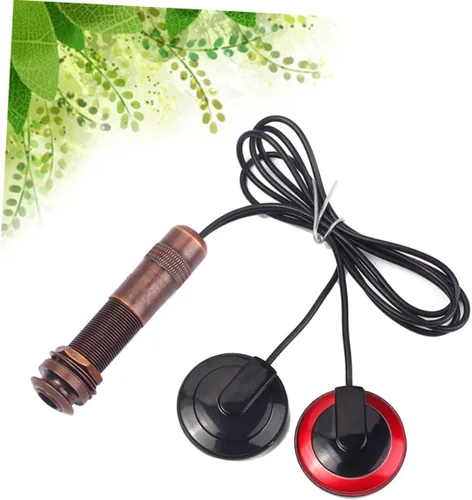 Vista 5 de VICASKY 2 pastillas de mandolina con sensor interno de micrófono piezoeléctrico Jack de 1/4 pulgadas mejora tu sonido acústico