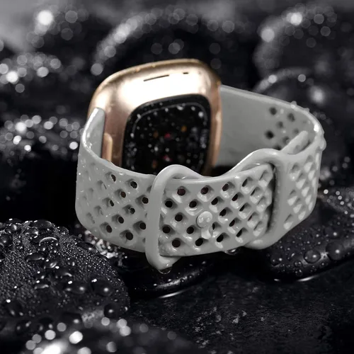 Vista 3 de Maledan Compatible con Fitbit Sense Band Fitbit Versa 3 Band Fitbit Sense 2 Band Fitbit Versa 4 Bandas, correa de reloj deportiva impermeable