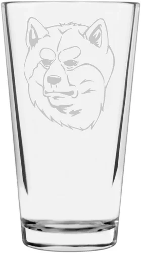 Vista 26 de Podenco Canario - Vaso de pinta de 16 onzas con temática de perro personalizado