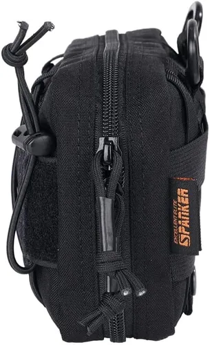 Vista 8 de EXCELLENT ELITE SPANKER Bolsa táctica Molle Admin Bolsa compacta de herramientas EDC con correa para el hombro Cinturón de nailon para accesorios