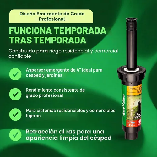 Vista 2 de Rain Bird 1804VAN 1800 Series Professional - 4 Inch Pop Up Sprinkler Head