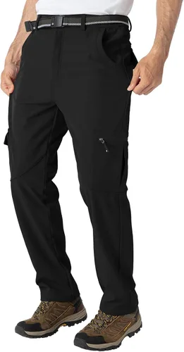 Vista 7 de TBMPOY Men's Snow Ski Waterproof Softshell Snowboard Pants Outdoor Hiking Fleece Lined Wear Resistant Windproof