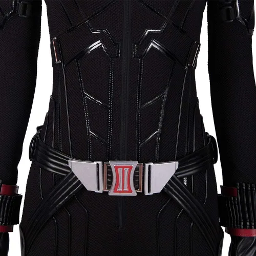 Vista 5 de Disfraz de Natasha Romanoff para mujeres adultas, peluca de Yelena Belova, traje de batalla, chaleco