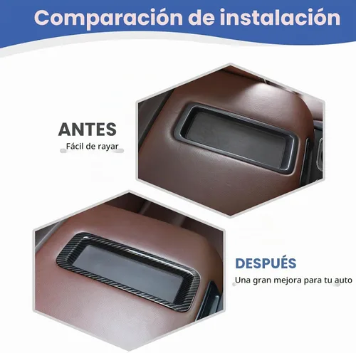 Vista 3 de RT-TCZ para reposabrazos de bandeja de tapa de Silverado de fibra de carbono para Chevy Silverado/Suburban/Tahoe 2014-2018 para GMC Sierra/Yukon