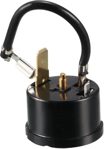 Vista 5 de uxcell Relé de arranque del refrigerador 33 ohmios 3 pines + protector de sobrecarga térmica del compresor