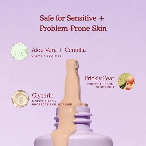Vista 4 de Tower 28 Base de maquillaje con SPF 30, protector solar tintado SunnyDays 05 FAIRFAX