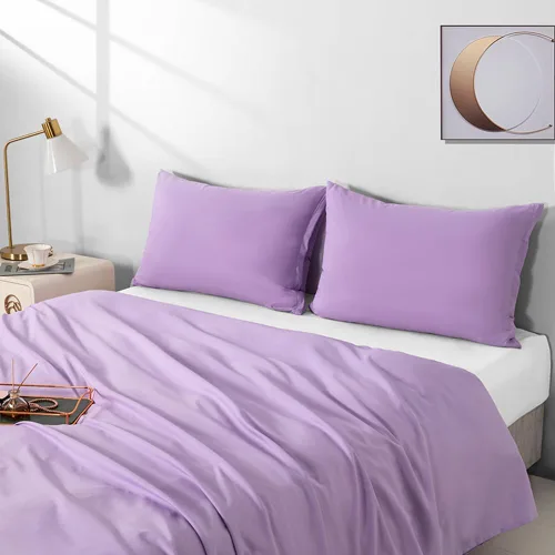 Vista 28 de Paquete de 2 fundas de almohada de microfibra tamaño estándar con cremallera, fundas de almohada color beige, suaves y cómodas, no se encogen Beige