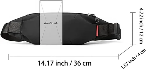 Vista 6 de Bolso bandolera impermeable para hombre, bolsa de viaje para mujer, mochila cruzada ligera para ciclismo, senderismo, trabajo, escuela