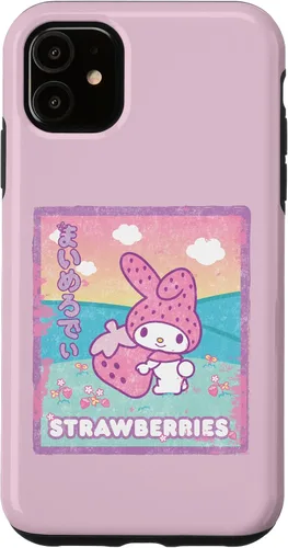 Vista 8 de Funda para iPhone 16 My Melody Strawberry Milk