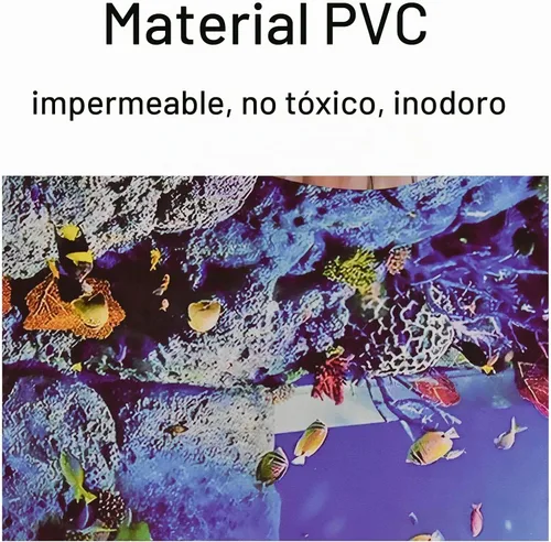 Vista 3 de Pegatinas de pared 3D bajo el mar del mundo submarino