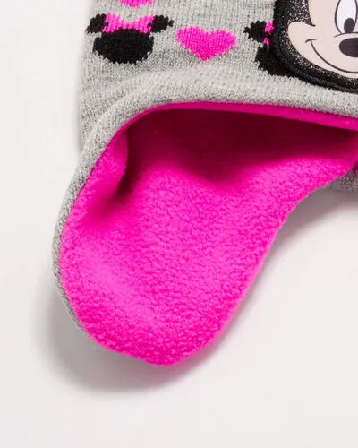 Vista 5 de Disney Girls Minnie Mouse and Vampirina Winter Hat and 2 Pair Mitten or Glove Set (ToddlerLittle Girl)