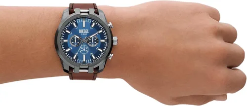 Vista 5 de Diesel Reloj de cuarzo cronógrafo de acero inoxidable dividido para hombre