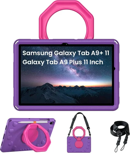 Vista 13 de Kids Case for Samsung Galaxy Tab A9+ 11" / Tab A9 Plus Kids Tablet case Black