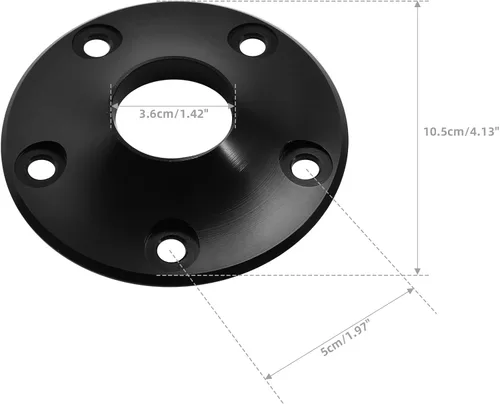 Vista 3 de TCT-MOTORPARTS Tapa de cubo de rueda delantera de doble disco para Harley Street Glide No ABS 08-21