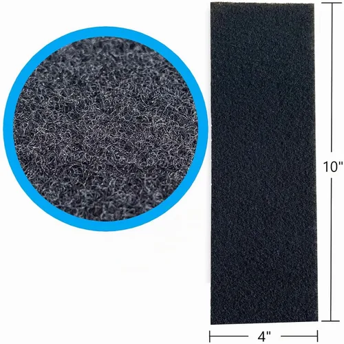 Vista 7 de Filtros de Ventilación de Carbón Activado para el Hogar - Filtros de Ventilación de Suelo de Carbón Activado de 4" x 10" para Control de Polvo
