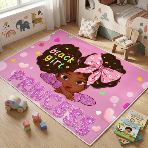 Vista 28 de Alfombra de gato para habitación de niñas, diseño de dibujos animados, decoración para dormitorio, bonita alfombra de área de gatos, alfombras